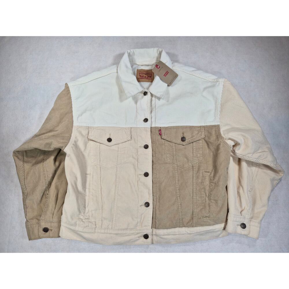 LEVI'S 90's Trucker Jacket w/Quilted interior size L